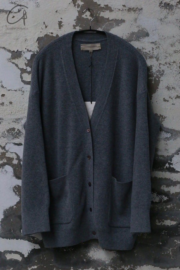 Mutedance 24 Autumn and Winter V-neck cashmere top series MD-MD24FW123-GRAY MD24FW123 MD24FW124